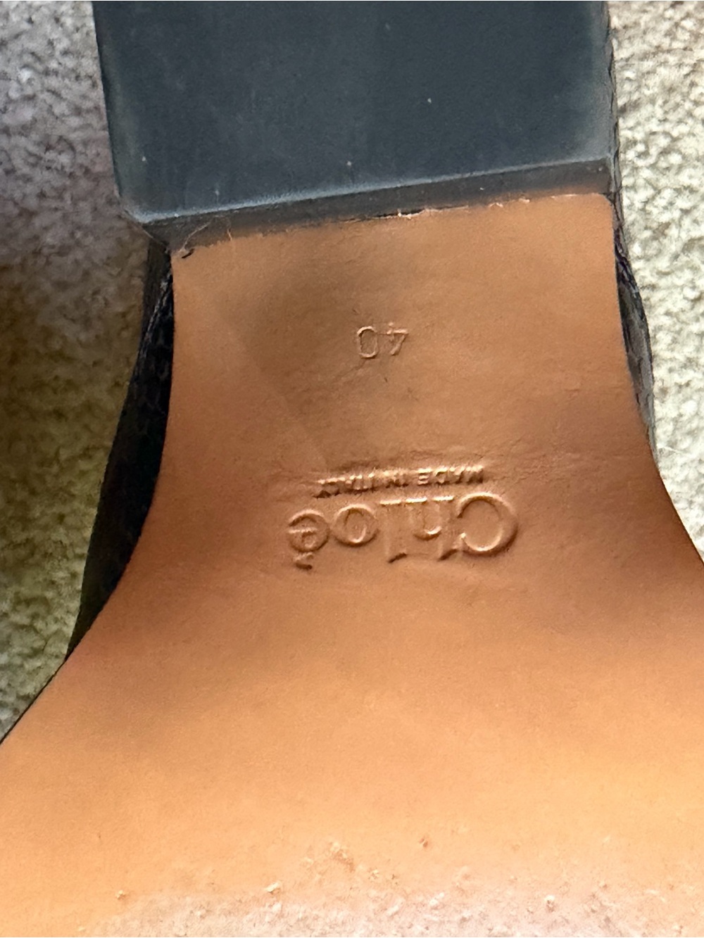 Chloé Python Ankle Western Boots - Picture 5 of 5